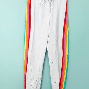 Chaser- Rainbow Stripe Jogger Sweatpants